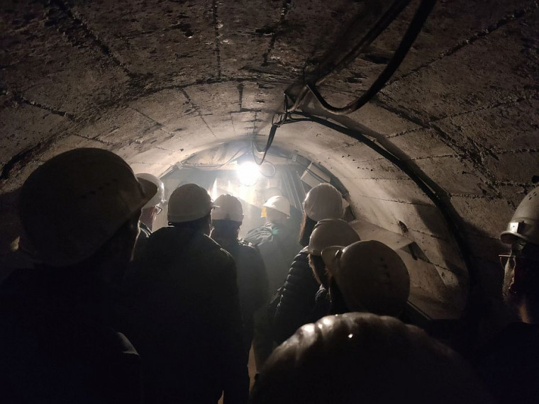 Schausprengung im Stollen