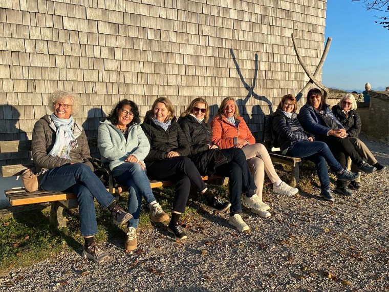 Bei schönstem Wetter genießen wir die letzten Sonnenstrahlen